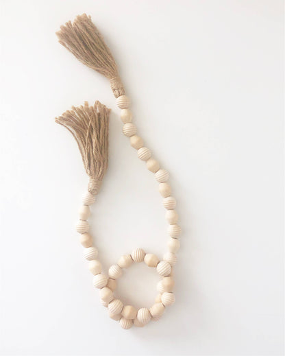 Wood Bead Garlands - classic colors and shapes