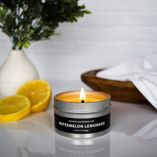 Watermelon Lemonade Beeswax Candle