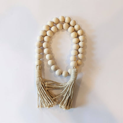 Wood Bead Garlands - classic colors and shapes