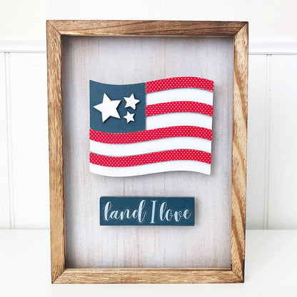Foundations Decor Simply Framed - Land I Love DIY kit