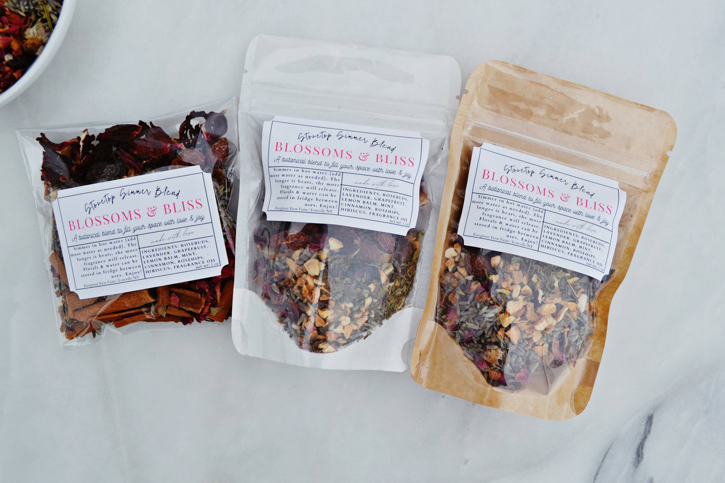 Simmer Pot Kit Valentine's Day Floral Botanic Spring Summer