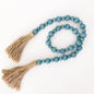 Wood Bead Garlands - Multiple color options alternate Lg/Sm