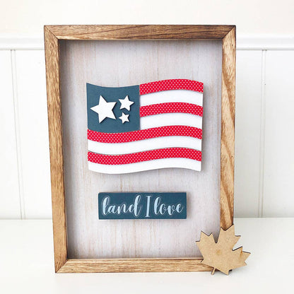 Foundations Decor Simply Framed - Land I Love DIY kit