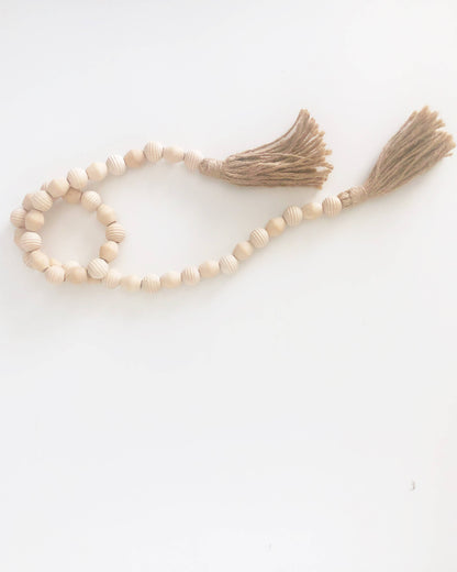 Wood Bead Garlands - classic colors and shapes