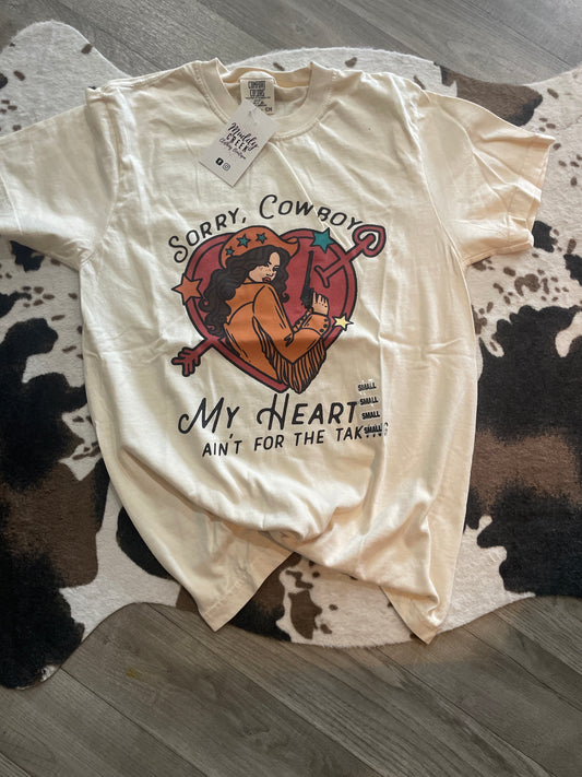 muddy creek/ Sorry,cowboy tshirt