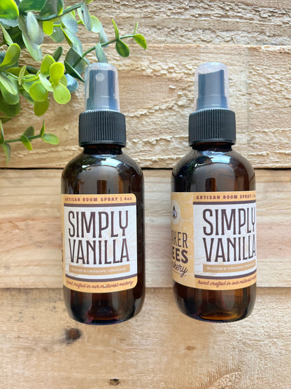 Simply Vanilla Artisan Room Spray | 4 oz