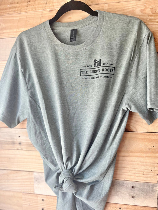 The Currie Roots Logo Shirts