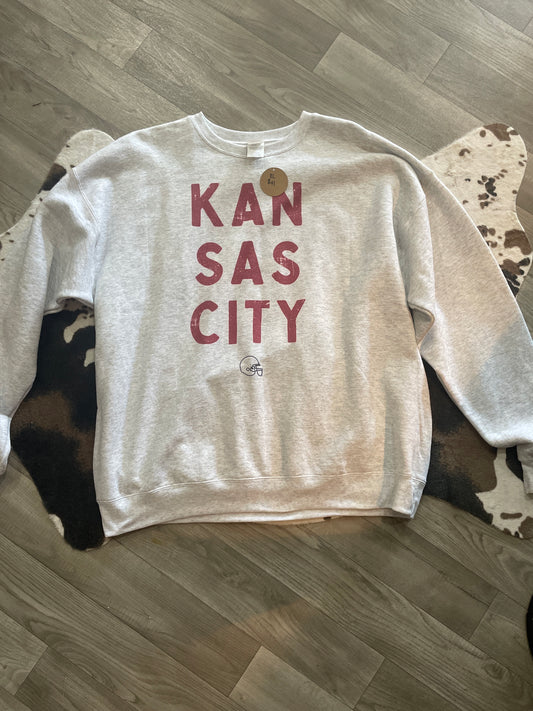 Hazel & Grace Kansas City Football Sweater