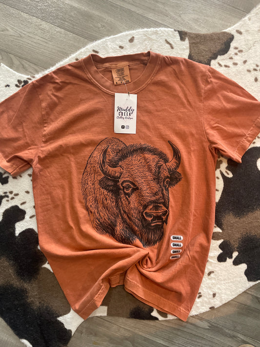Buffalo Head Graphic Tee | Muddy Creek