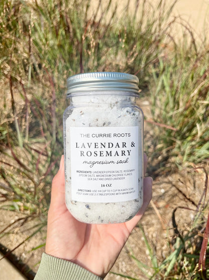 Lavender & Rosemary Magnesium Soak