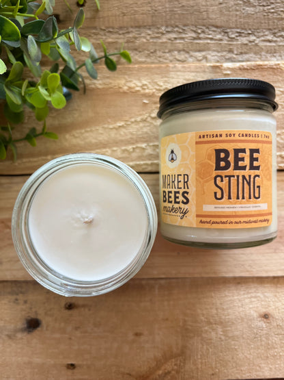Bee Sting Artisan Soy Candles| 7 oz