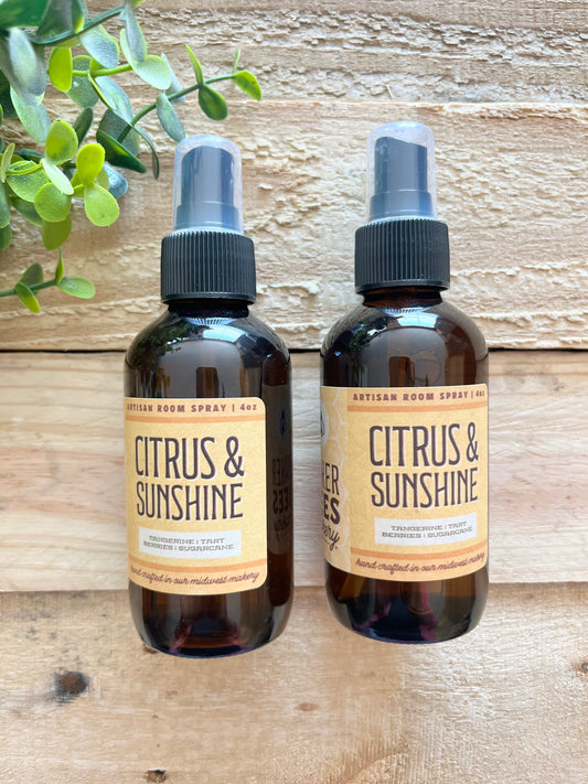Citrus & Sunshine  Artisan Room Spray | 4 oz