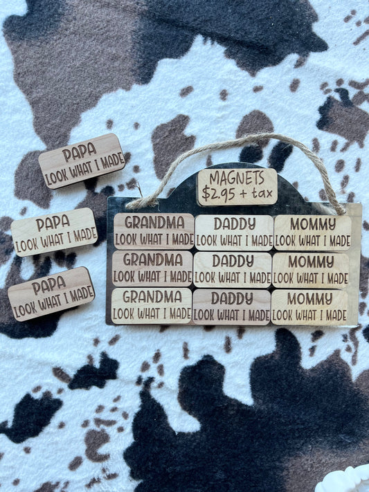 Laser Engraved Magnets