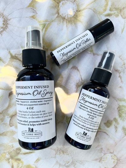 Magnesium Oil Sprays & Rollers | Sleep Aid | Anxiety Relief | Aches & Pains | Headache Relief