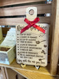 Recipe for Love Wooden Decor