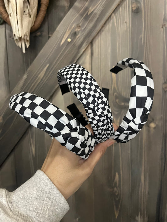 Checkered Headbands