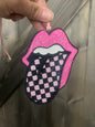 Car Freshie: Checkered Mouth | Scent: New Car