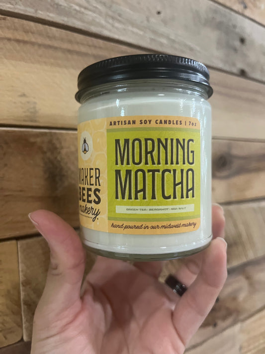 Morning Matcha Artisan Soy Candles | 7 oz