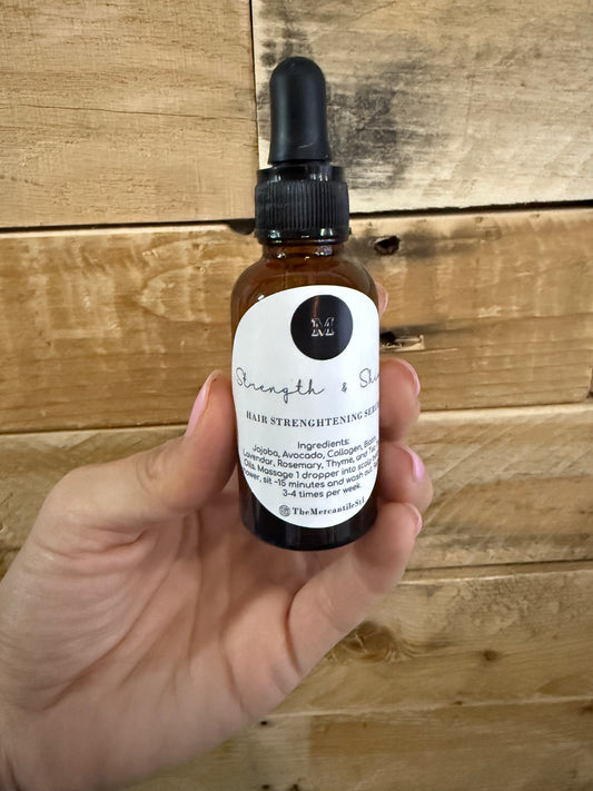 Strength & Shine | Hair Strengthening Serum | The Mercantile