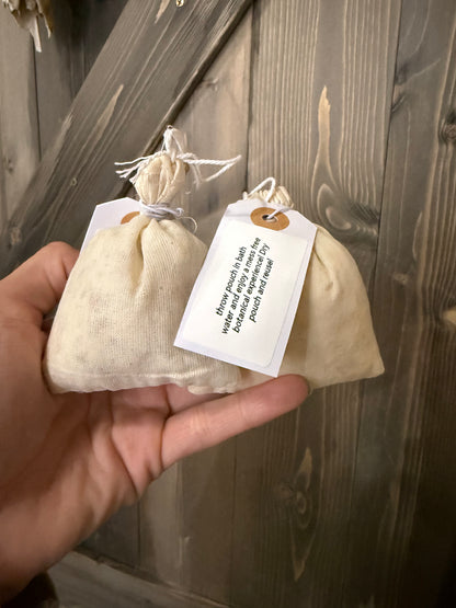 Bath Salt Pouches