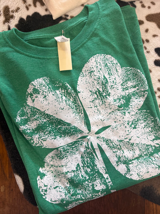 Long Sleeve Green Shamrock Shirt | Sweet Baby Cakes Custom Tee's