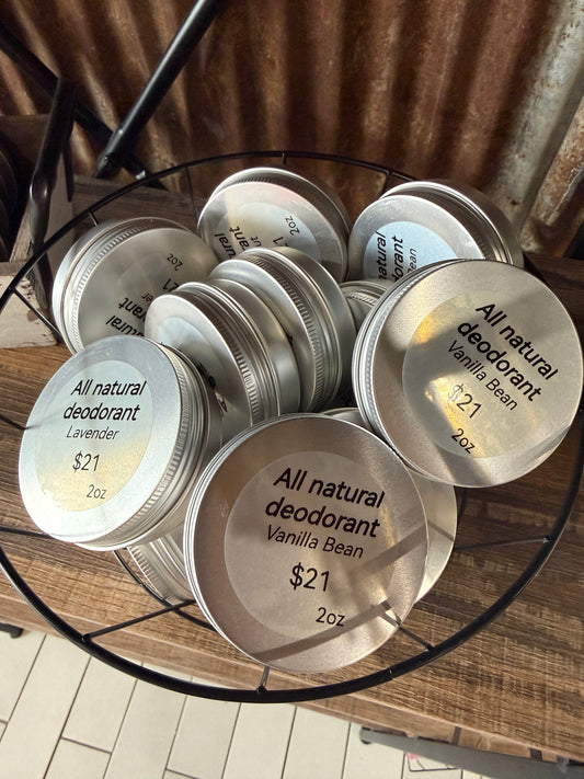 All Natural Deodorant