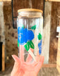 Blueberry Glass Cup | Leigh Rose Design Co