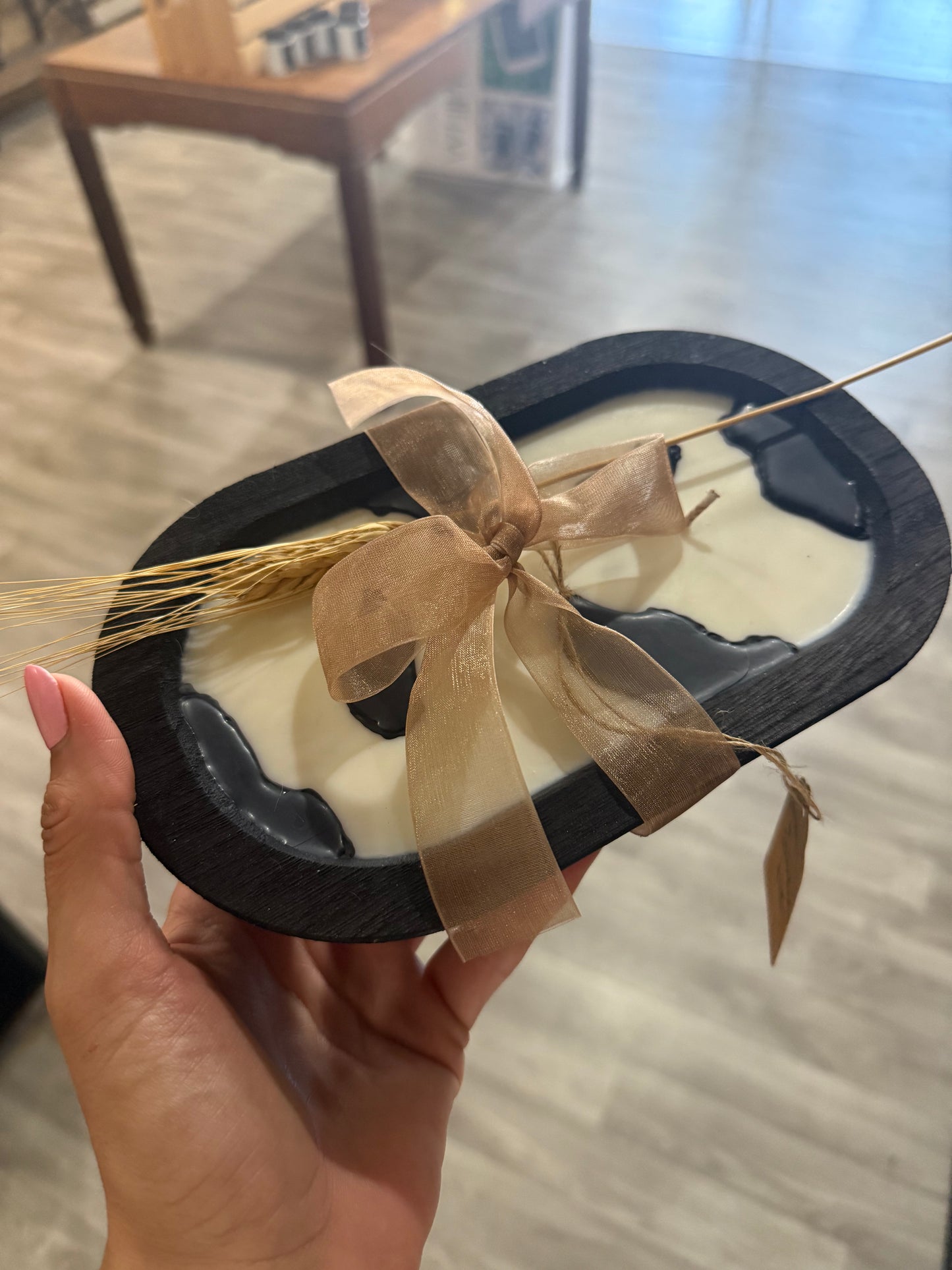 Cow Print Candle Boats