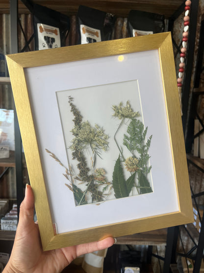Framed Dried Flower Art