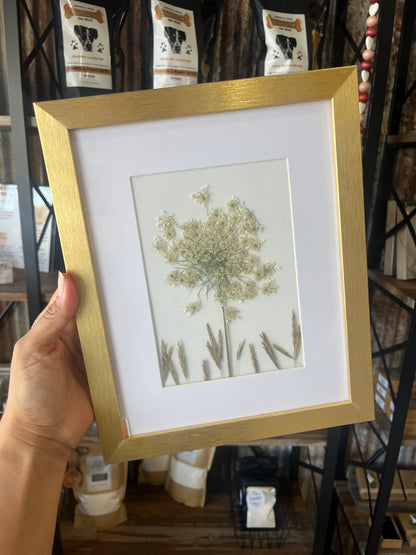 Framed Dried Flower Art