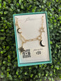 Gold Chain Black Moon & Stars