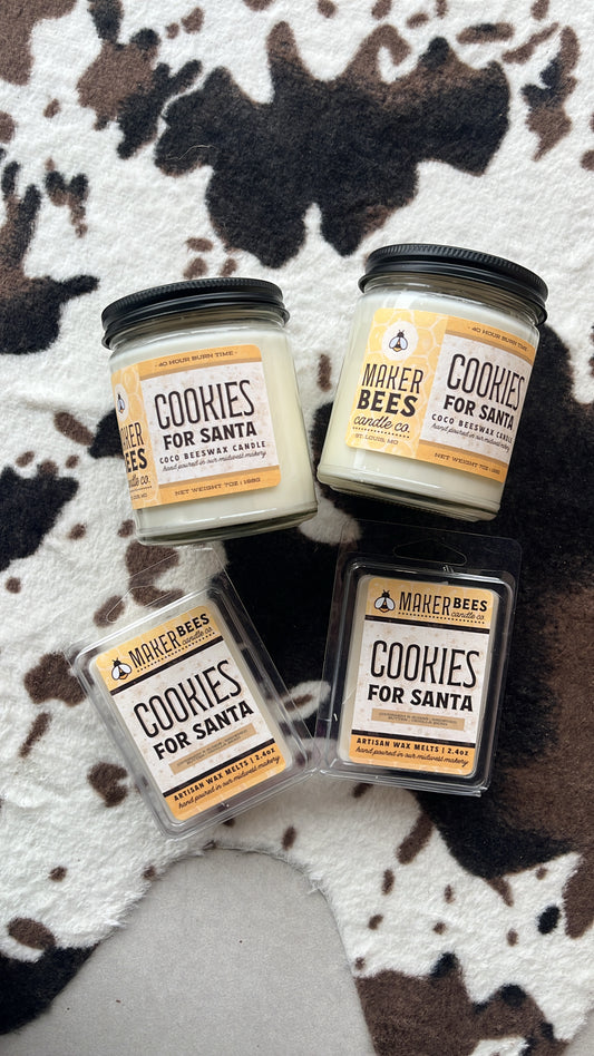 Cookies For Santa Coco Beeswax Candle