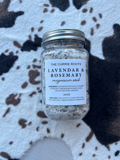 Lavender & Rosemary Magnesium Soak