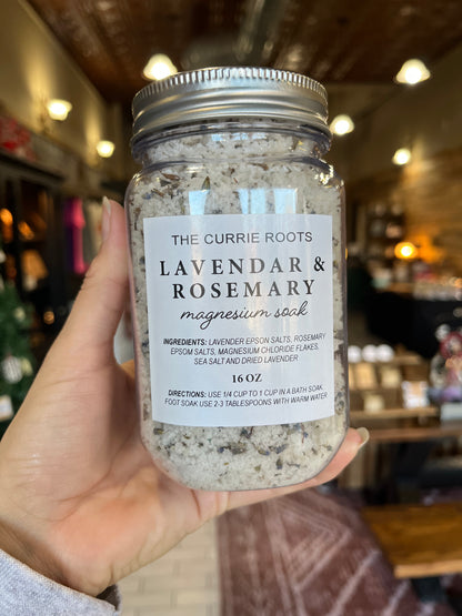 Lavender & Rosemary Magnesium Soak