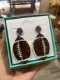 Sparkly Football Earrings | Jbloom