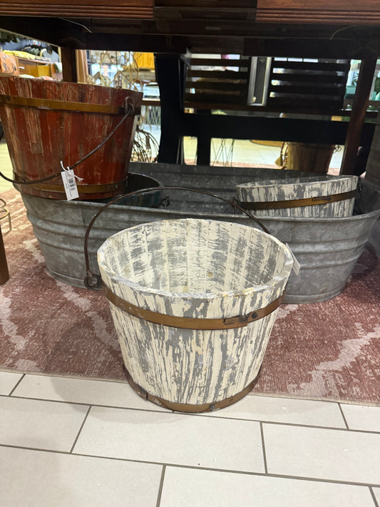 Large Wooden Buckets