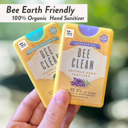Bee Clean Organic Beeswax Hand Sanitizer - 12 pack