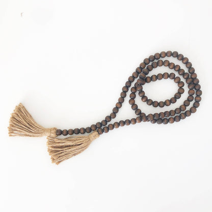 Wood Bead Garlands - classic colors and shapes