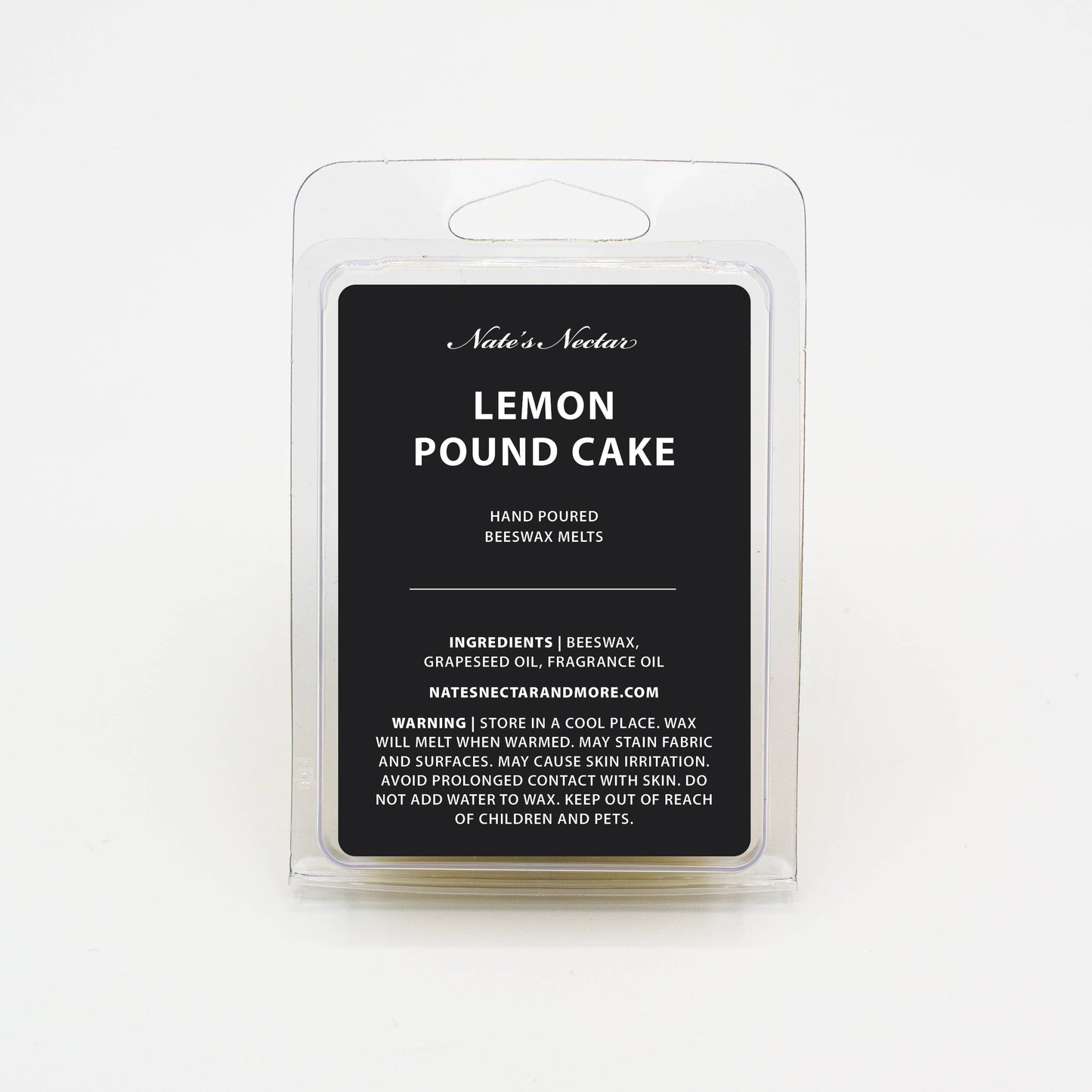 Lemon Pound Cake Beeswax Candle
