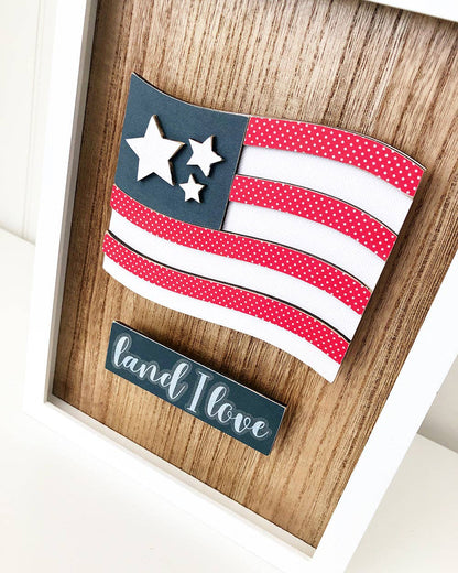 Foundations Decor Simply Framed - Land I Love DIY kit