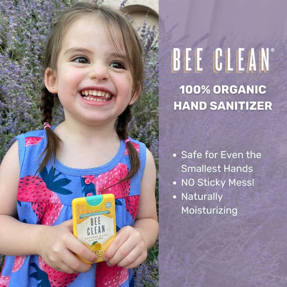 Bee Clean Organic Beeswax Hand Sanitizer - 12 pack