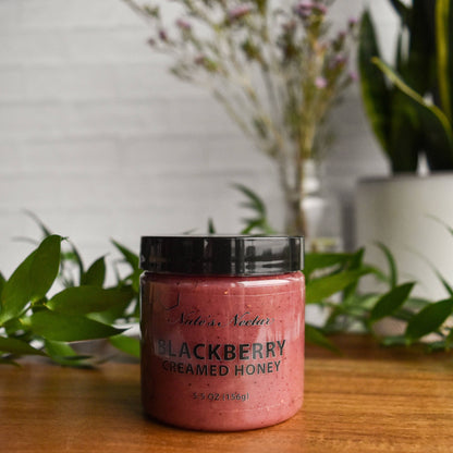 Blackberry Creamed Honey