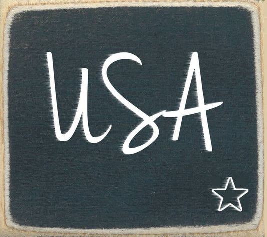 USA | Star | Home Decor | Wooden