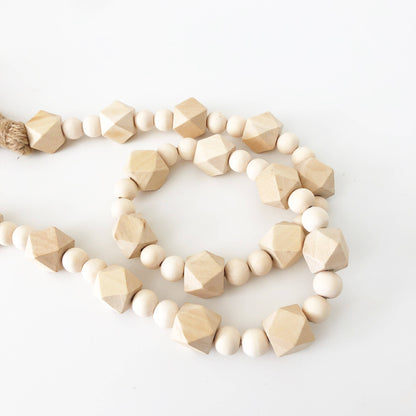 Wood Bead Garlands - classic colors and shapes