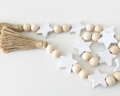 Wood Bead Garlands - classic colors and shapes