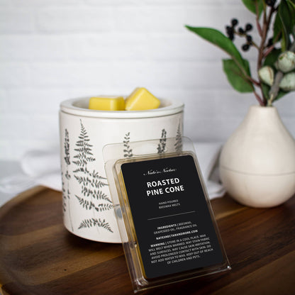 Roasted Pine Cone Beeswax Candle