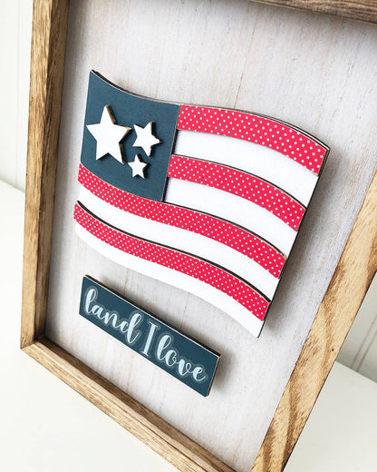 Foundations Decor Simply Framed - Land I Love DIY kit