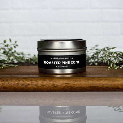 Roasted Pine Cone Beeswax Candle