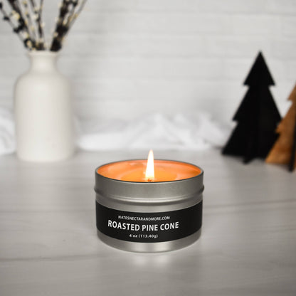 Roasted Pine Cone Beeswax Candle