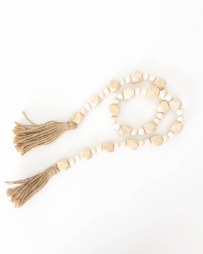 Wood Bead Garlands - classic colors and shapes